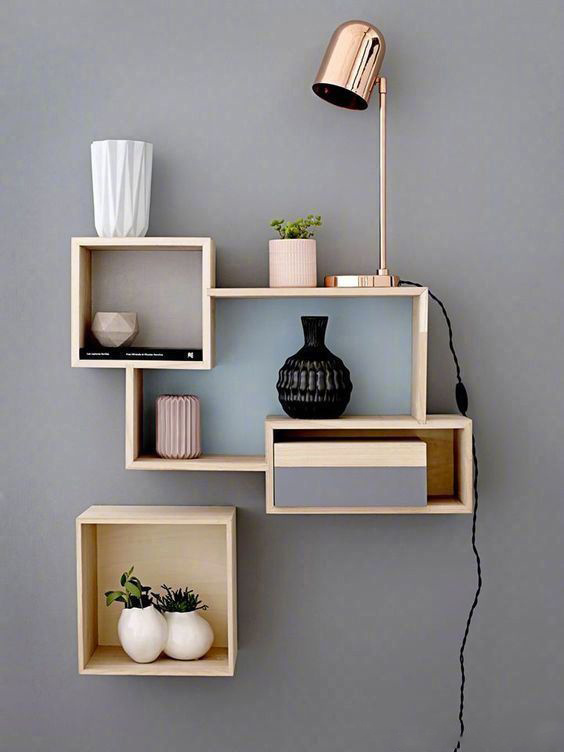 简约而不简单的置物架的艺术,装饰性和实用性兼备