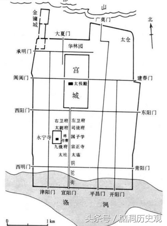 晋朝皇宫平面图图片