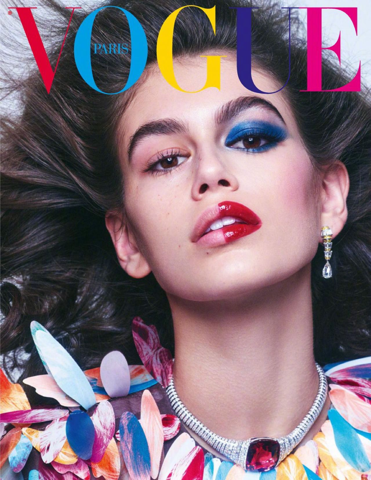 刚满17岁的kaia gerber 登上《 vogue》巴黎版 2018年10月号封面| vog