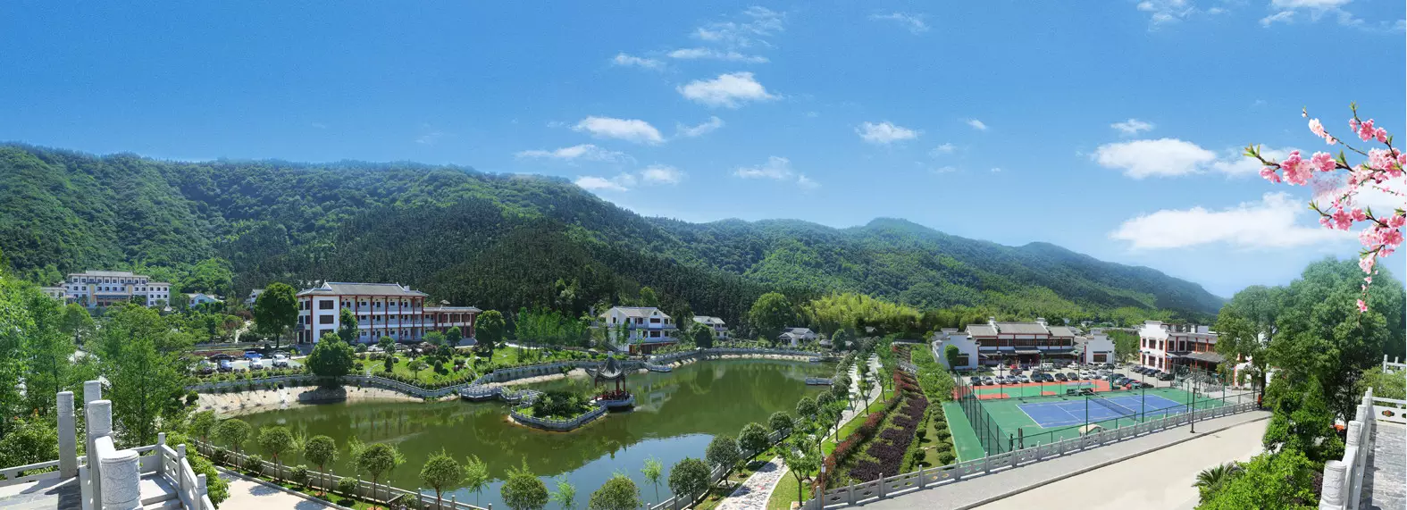 鄂旅投成功收购桃花山生态园建成全国首个仙文化主题村落