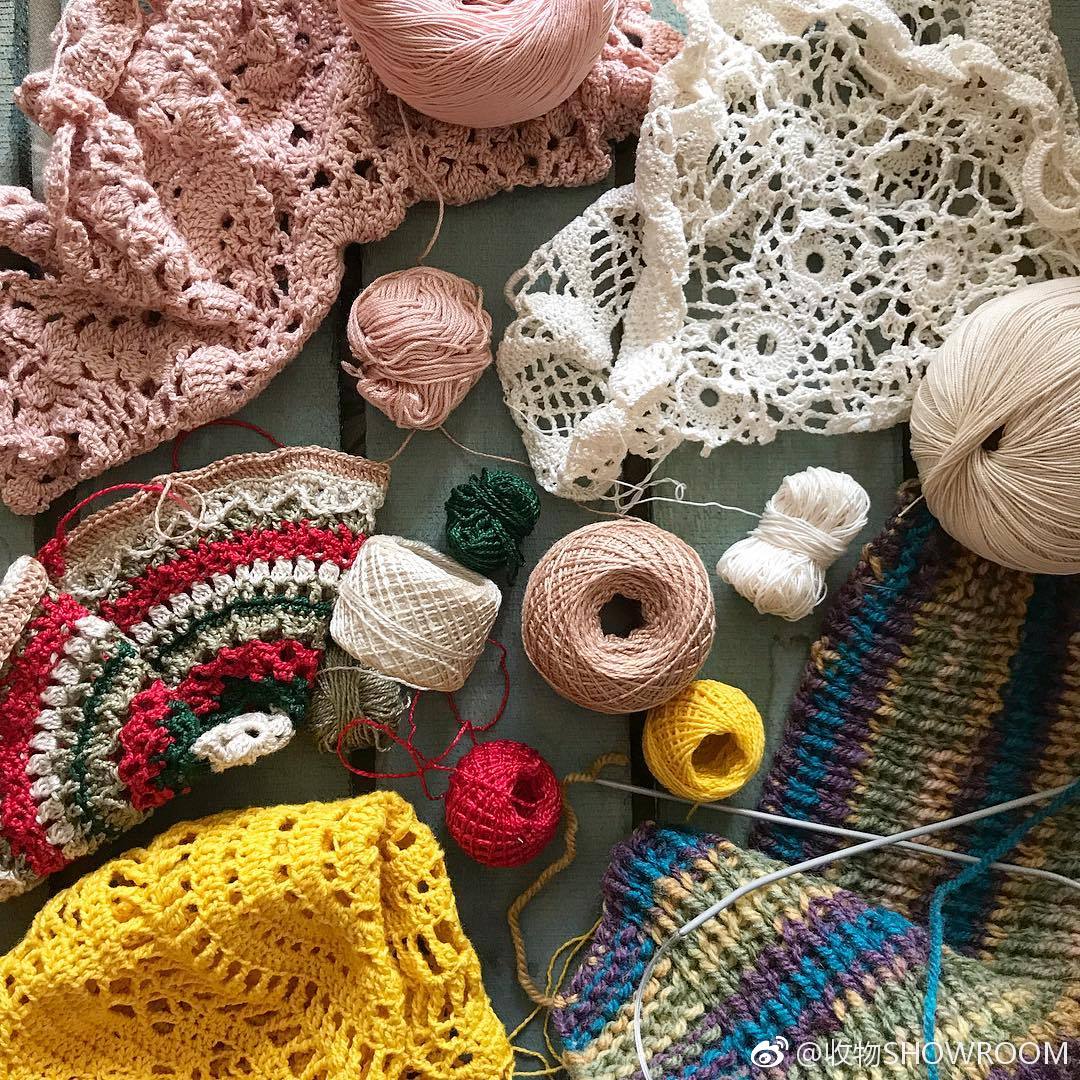 俄罗斯钩针桌垫推主odrime手工作品