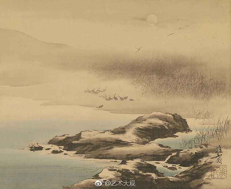 日本明治时期画家菱田春草绘画作品专辑