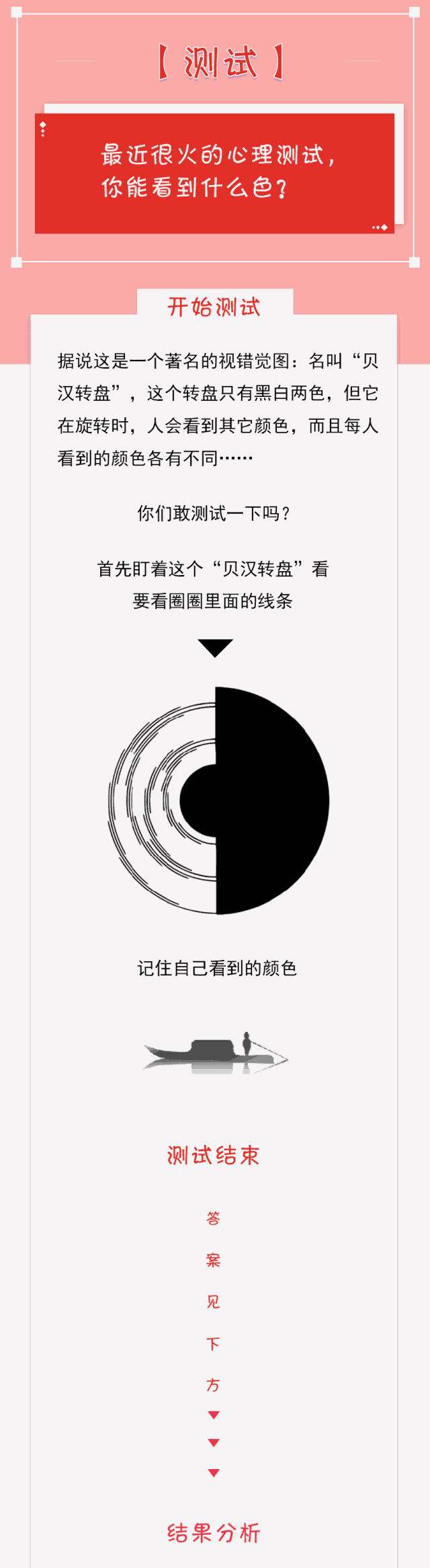 最近很火的"贝汉转盘"心理测试,你能看到什么颜色?