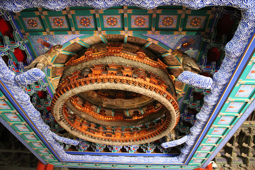 这座太岁殿里悬着特级国宝拆下来根本无法复原