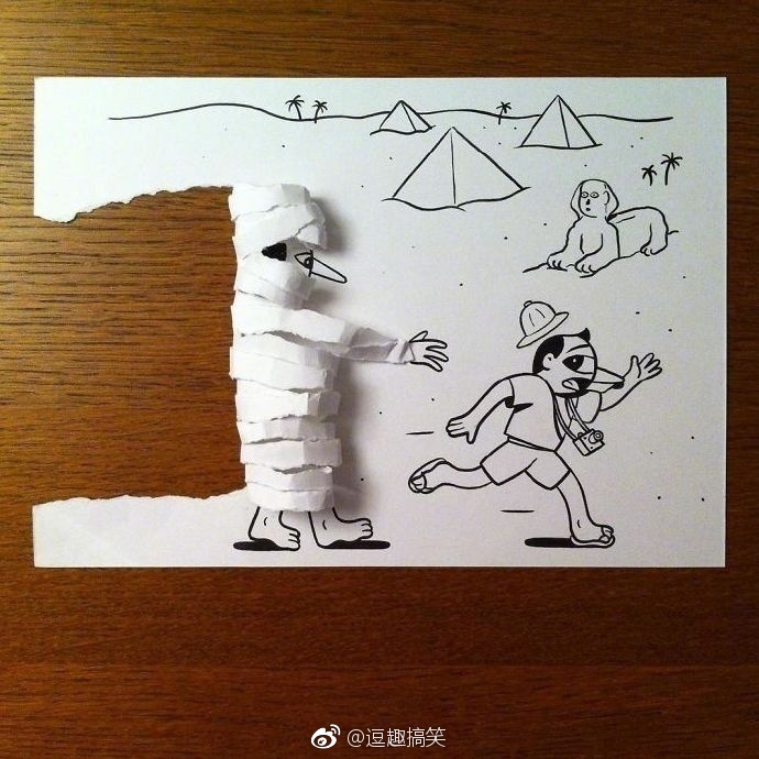 一张纸的创意.