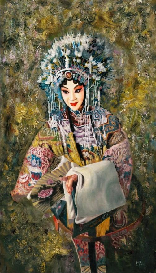 美女画家米巧铭今亮相三亚!11年前一篇日记,起底成功背后的泪水