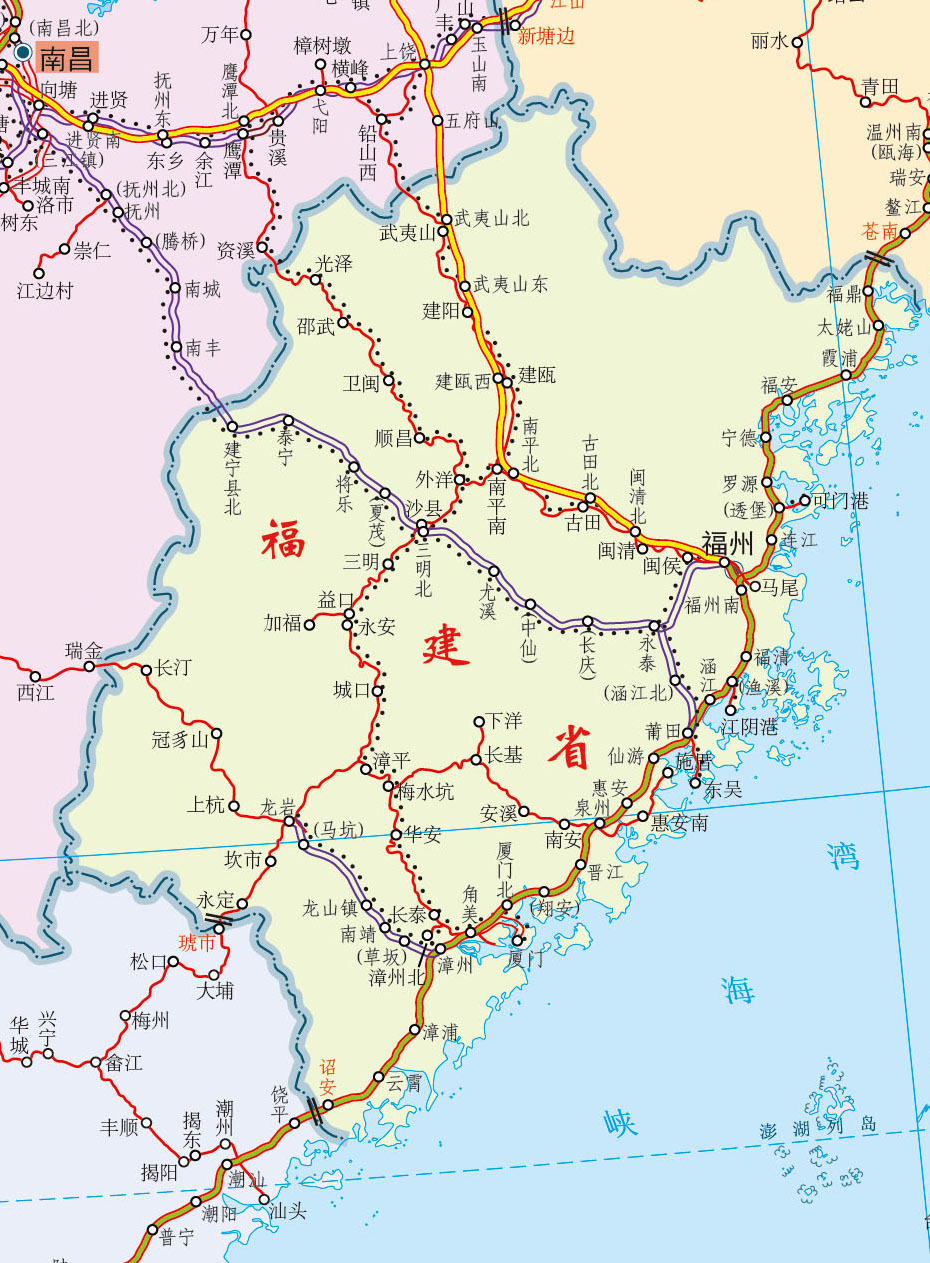 其中比较著名的,便是g3高速浙江-福建段沿线所在的仙霞关路线.