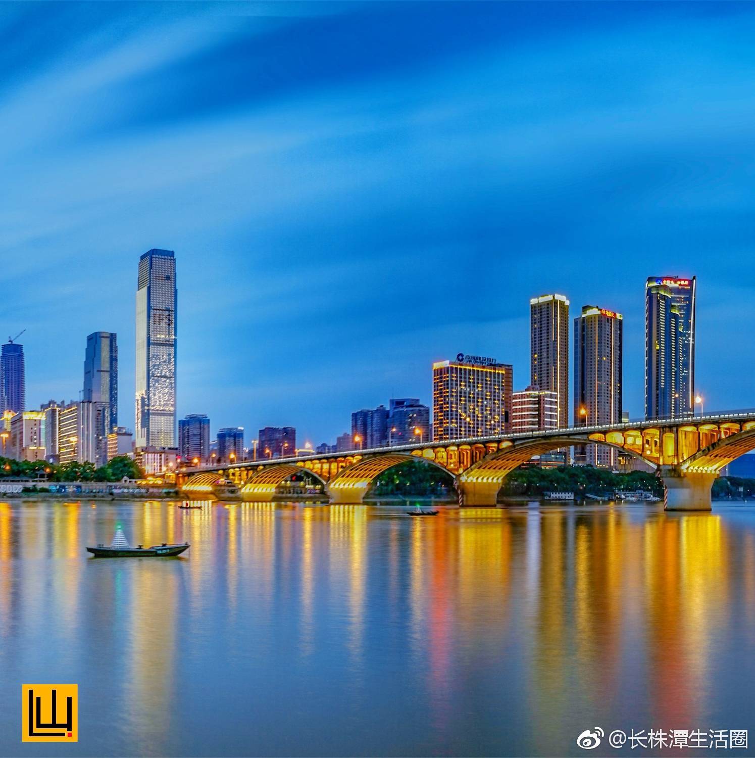 坐标长沙唯美日落