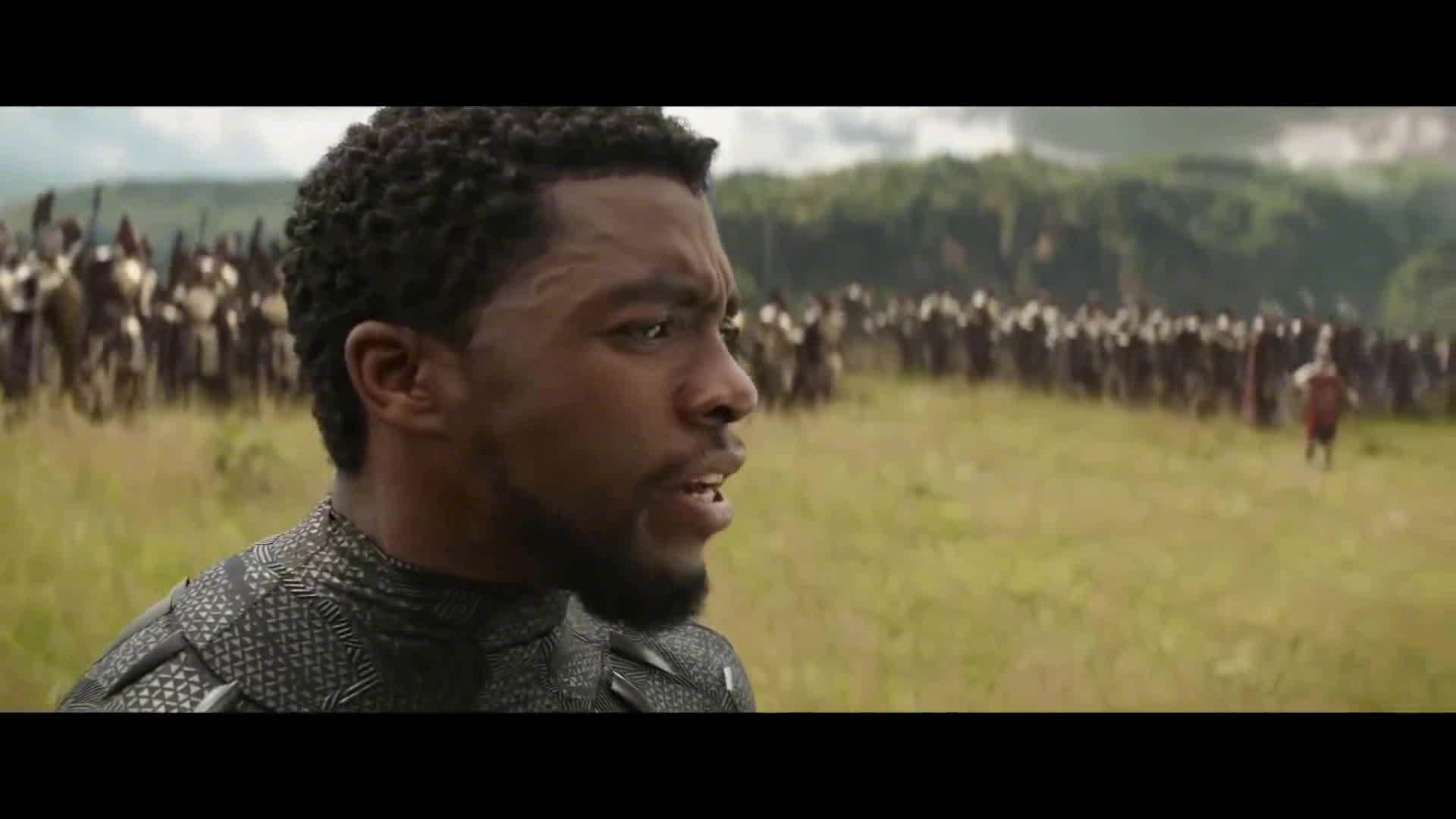 复仇者联盟3新预告中,黑豹和瓦坎达人迎战灭霸