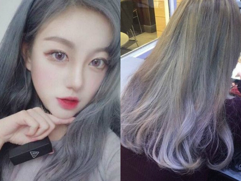 2018年有种流行发色叫"雾面黑",染上减龄显肤白!