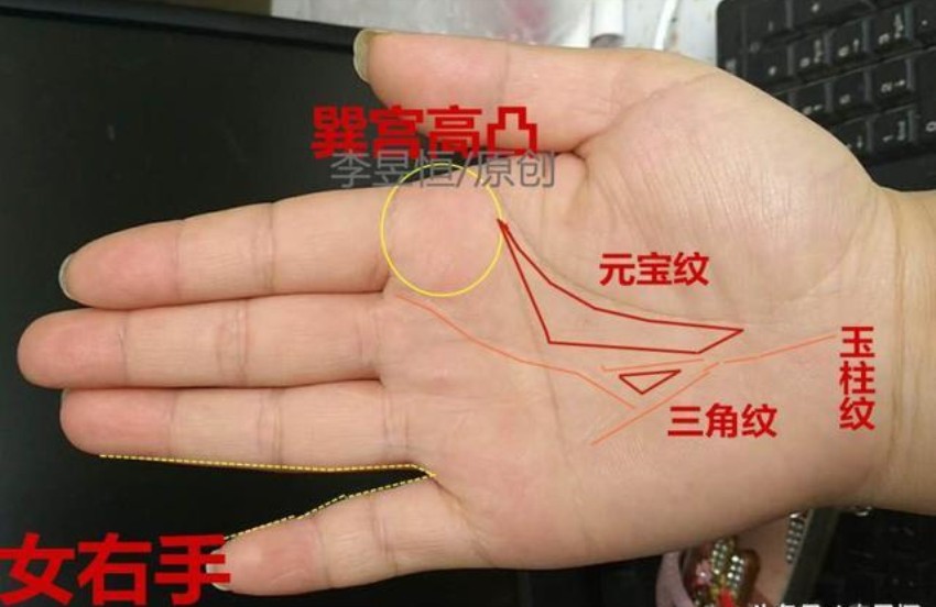 第三,贵人纹和希望线同时出现:一生不愁钱财,并且生命线上下出现贵人