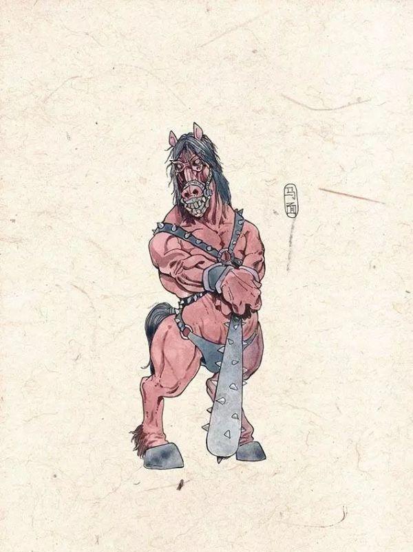 但也有资料说马面也称马面罗刹,同样来自佛家.