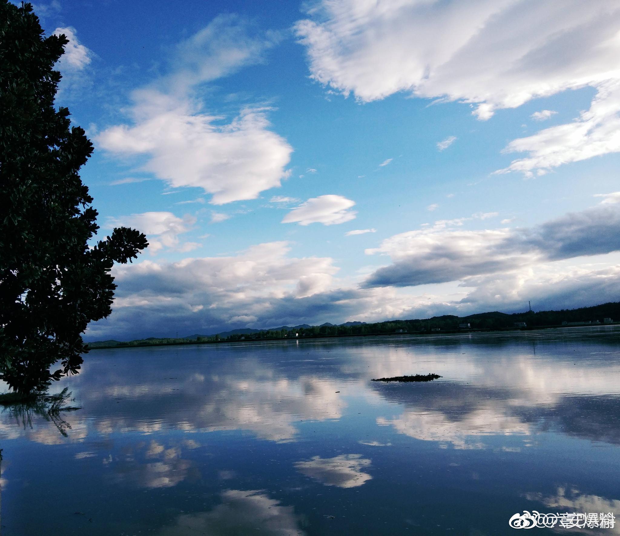 六安横排头风景区这里有大别山最大的河流湿地