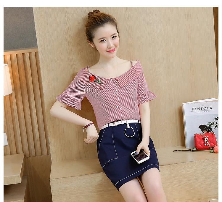 一字肩的各种搭配 怎么穿都时尚