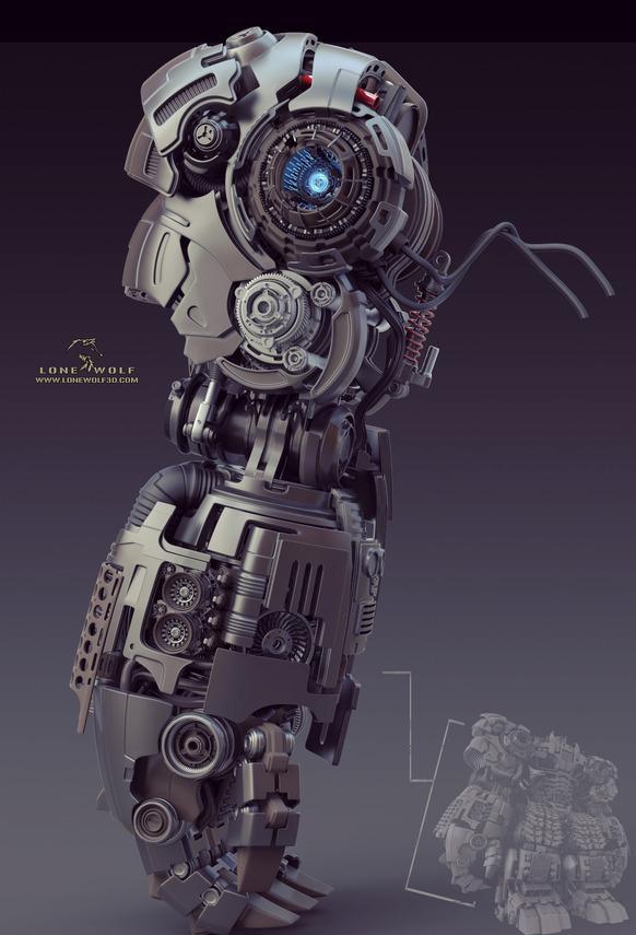 一套超酷的机械设定组图