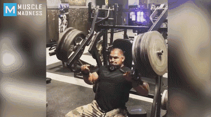 200公斤器械推举7次