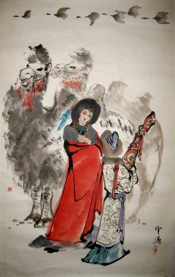 实力派人物画画家李云德水墨人物作品欣赏