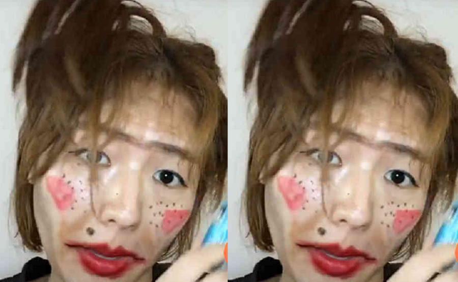 "丑妹子"化妆技术堪比整容,妆后妆前判若两人,图3堪称女神!