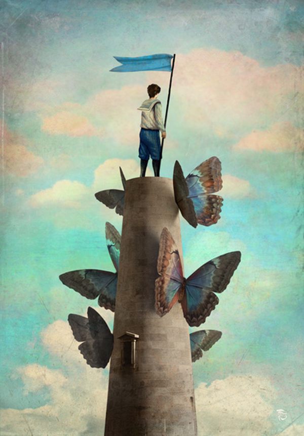 奥地利艺术家christian schloe 充满着想象力的超现实主义插画作品欣