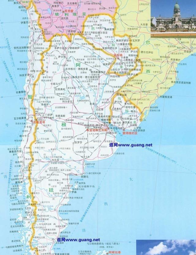 世界上面积最大的十个国家阿根廷称自己拥有南极大陆的领土