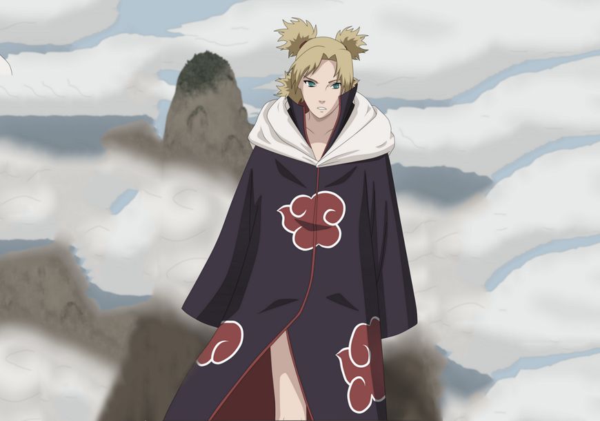 火影忍者当女生们换上晓组织造型后雏田美如画小樱最帅气