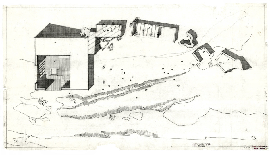 来自建筑师阿尔瓦阿尔托的设计手稿图13为玛利亚别墅图46为muu