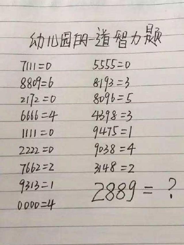 幼儿园一道智力题,连爸妈都没辙!你家娃有没遇到这些奇葩作业题