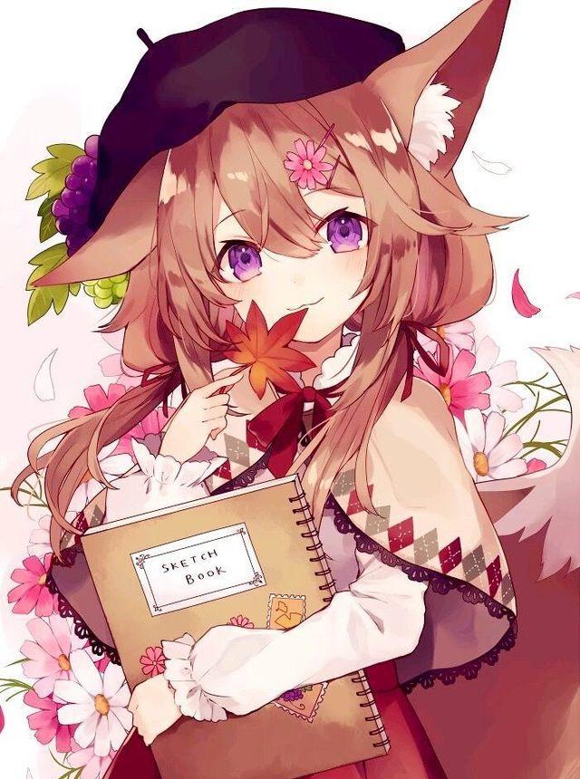 十二星座专属动漫美少女插画! 桃之夭夭, 灼灼其华