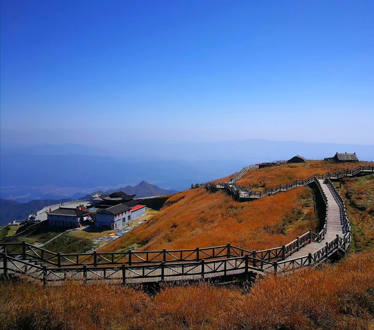 拍客见闻深秋美景海拔19183米的武功山主峰金顶美得让人惊叹