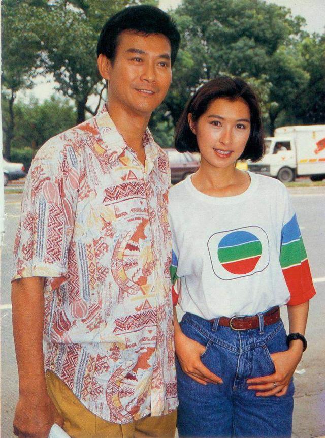 郑少秋,郭蔼明合照.蓝洁瑛,刘青云合照.刘青云,周慧敏合照.