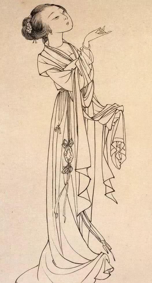 贼美丨她把中国画线条的美发挥得淋漓尽致