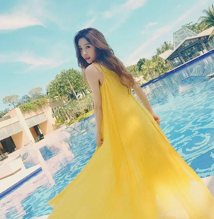 她是韩国第一美腿,110cm的长腿太夸张,简直就是"腿精"