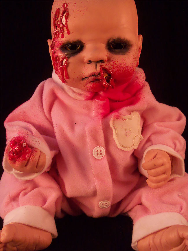 吓人但又可爱的僵尸毛绒玩具美国肯塔基州的手工达人jhricak