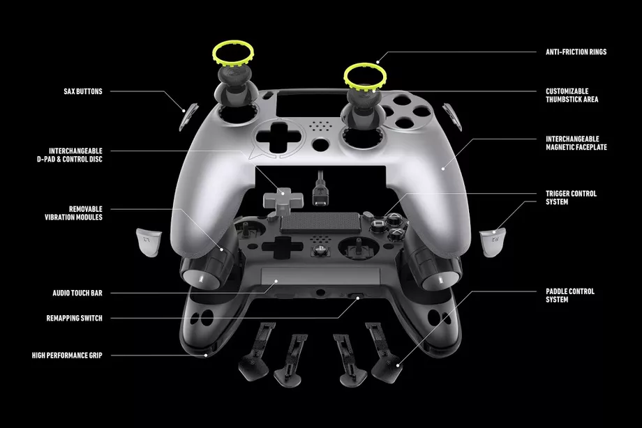第三方厂商scuf公布定制版ps4精英手柄 价格同样精英!