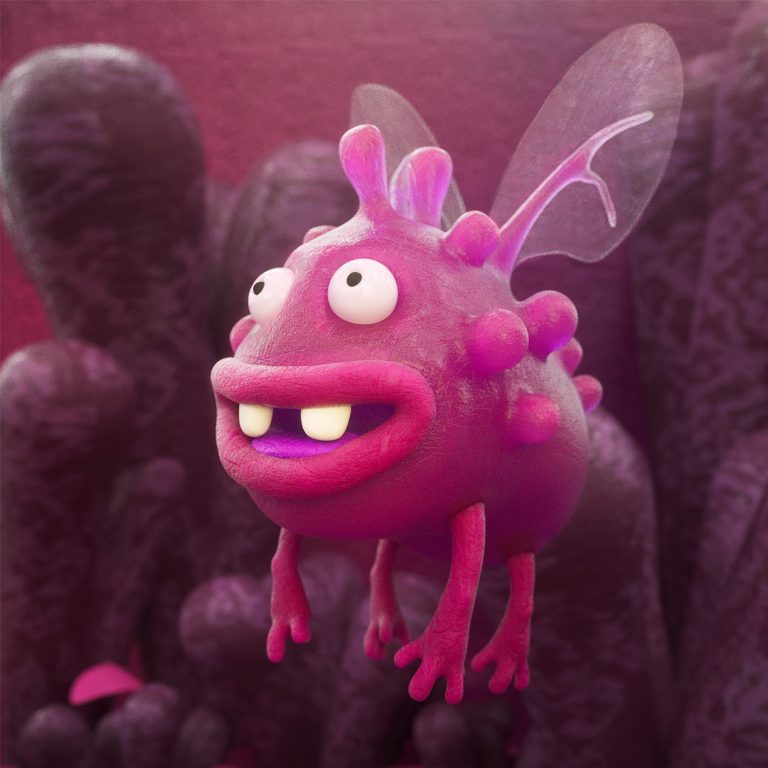 萌萌可爱的3d小怪物.