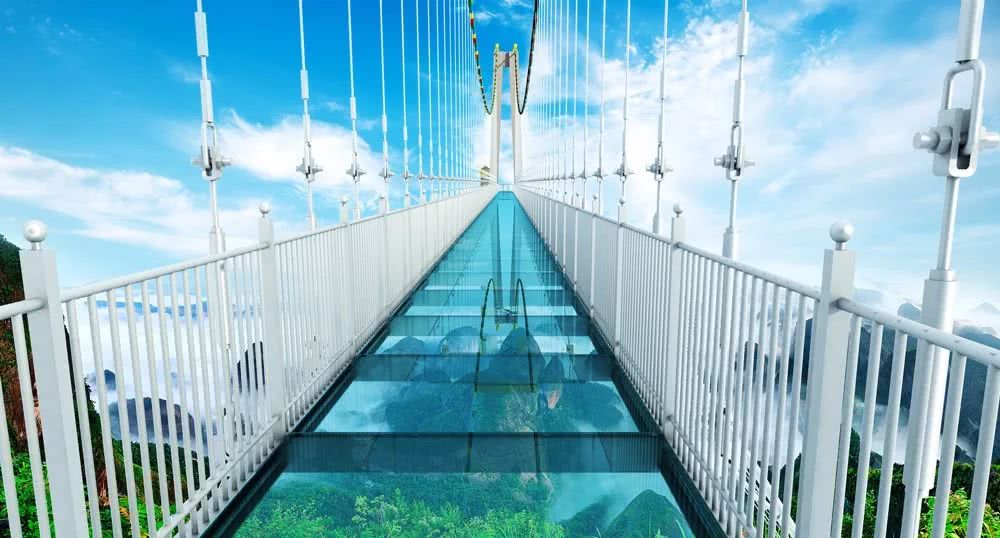 龙凤谷玻璃桥图片