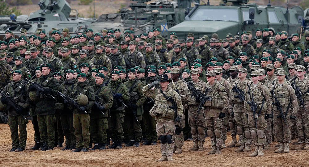 北约军演士兵臂章亮了:t-14主战坦克成打击目标