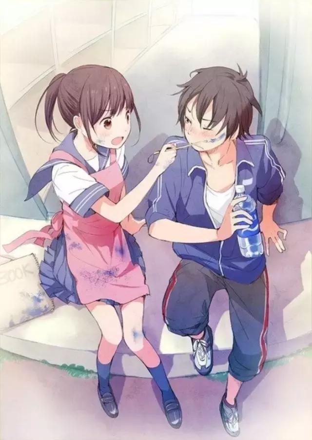 青春爱情动漫情侣美图