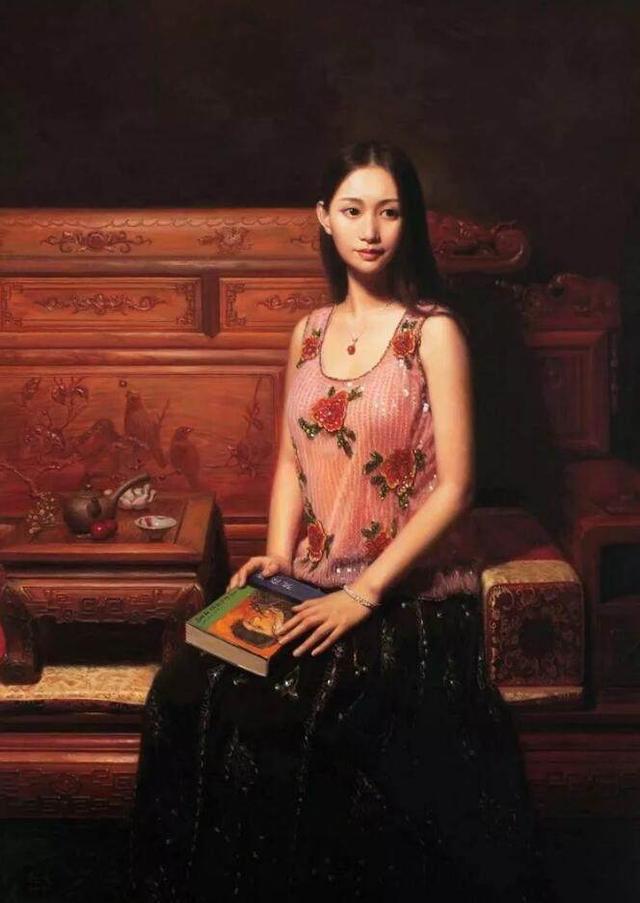 80后年轻艺术家带有东方神韵气息的人体油画太迷人了!