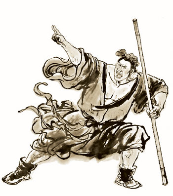 此人在梁山不过是个小角色 论拼劲却超过李逵|梁山|石秀|李逵_新浪