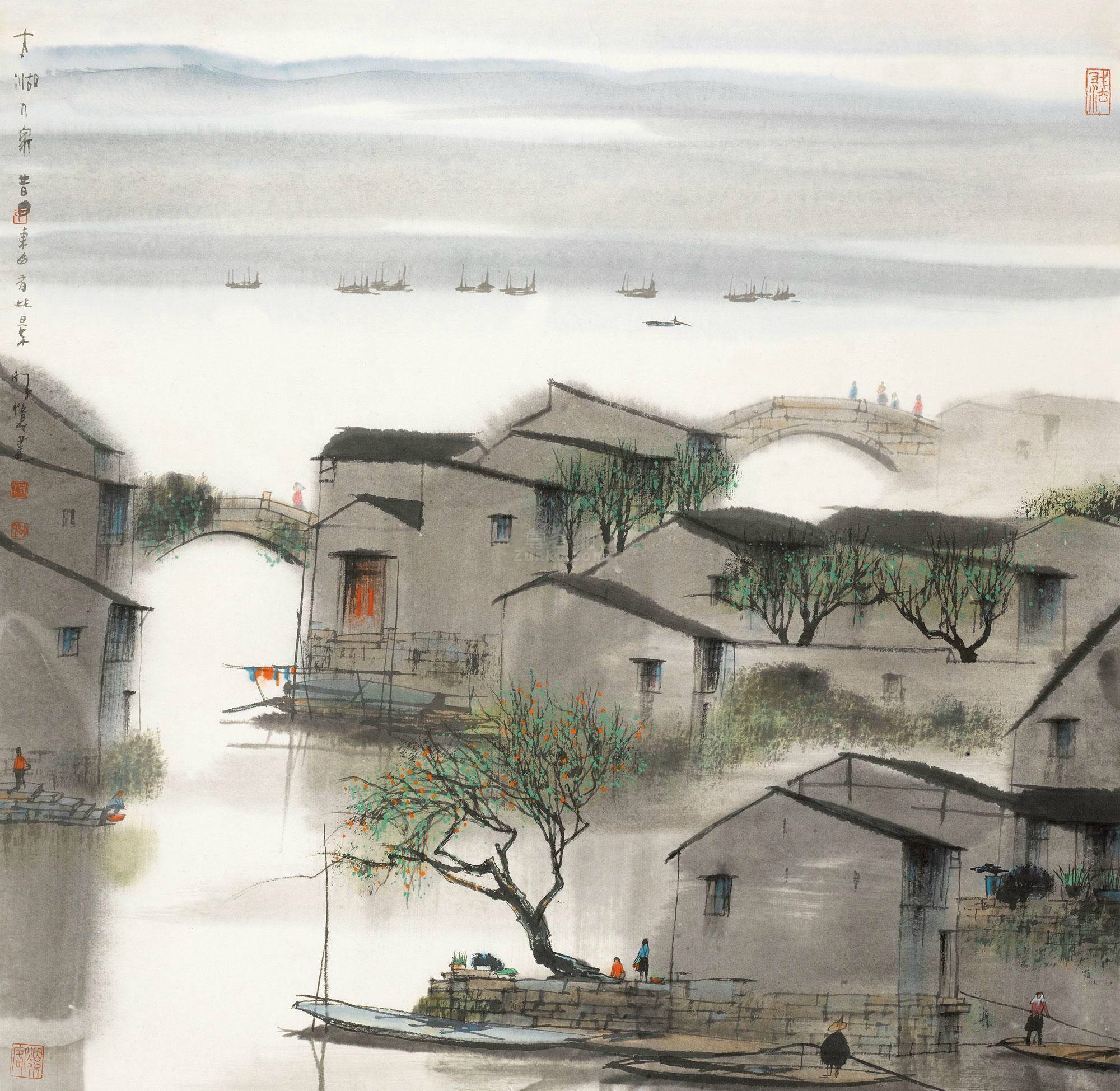" 乌篷船,听雨眠
