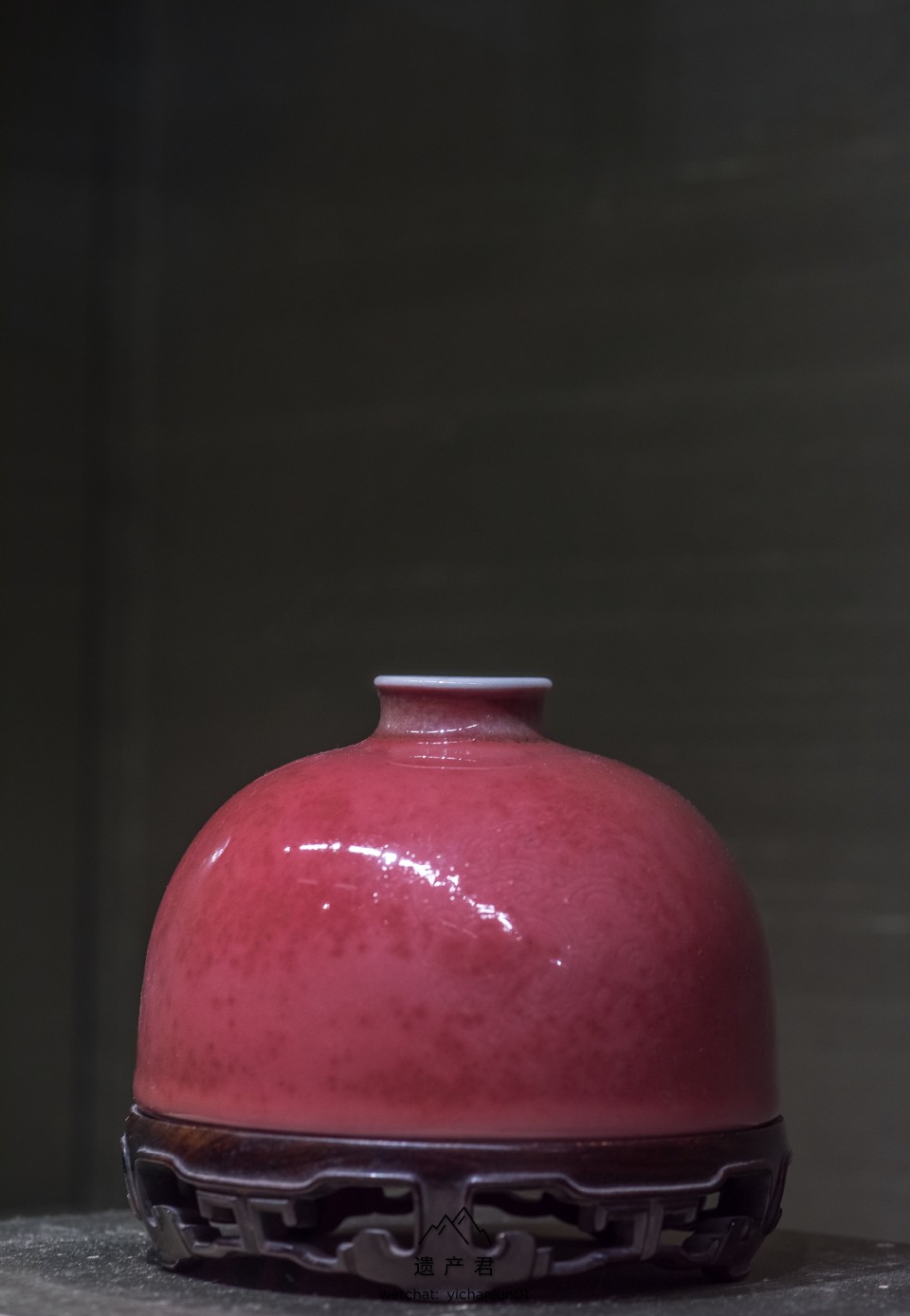 苏州博物馆藏清代豇豆红太白尊