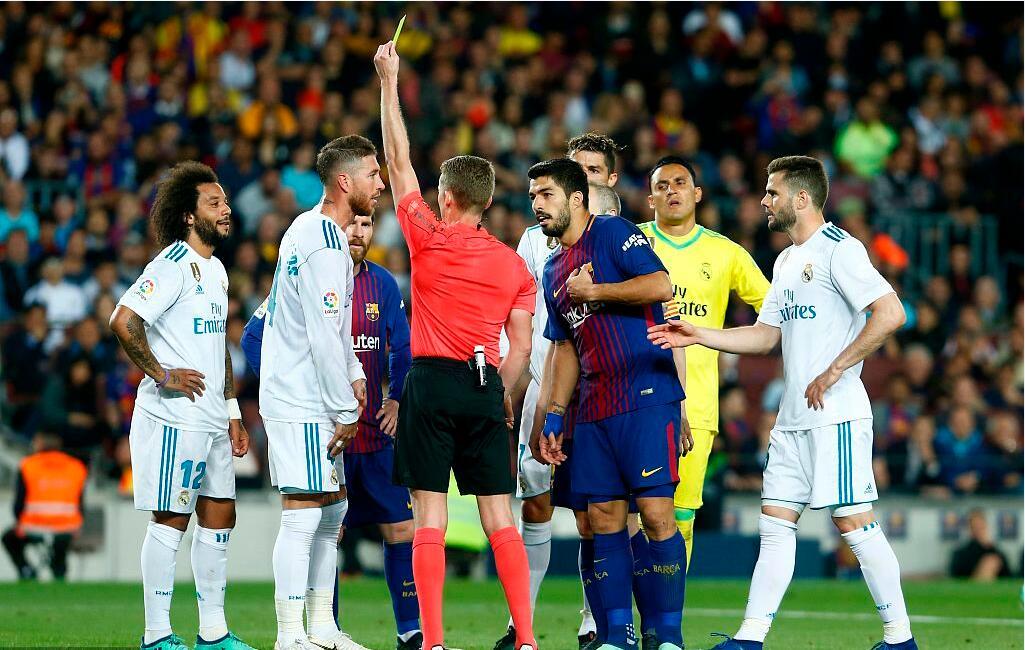 无关痛痒的西班牙国家德比就无聊么no8黄1红火药味十足