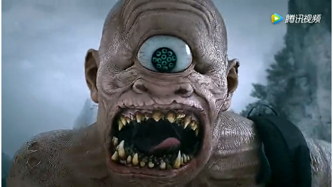 降魔传郑恺和谢依霖偶遇独眼巨人谢依霖的表情太搞笑了