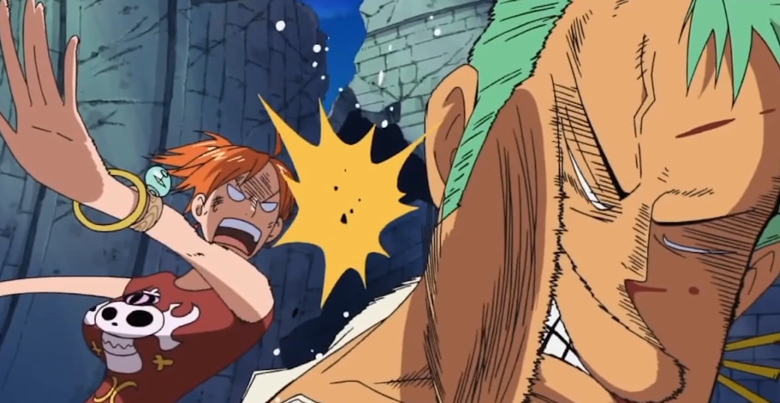 让索隆服软的女人一个眼神让他流冷汗一个一巴掌直接扇飞