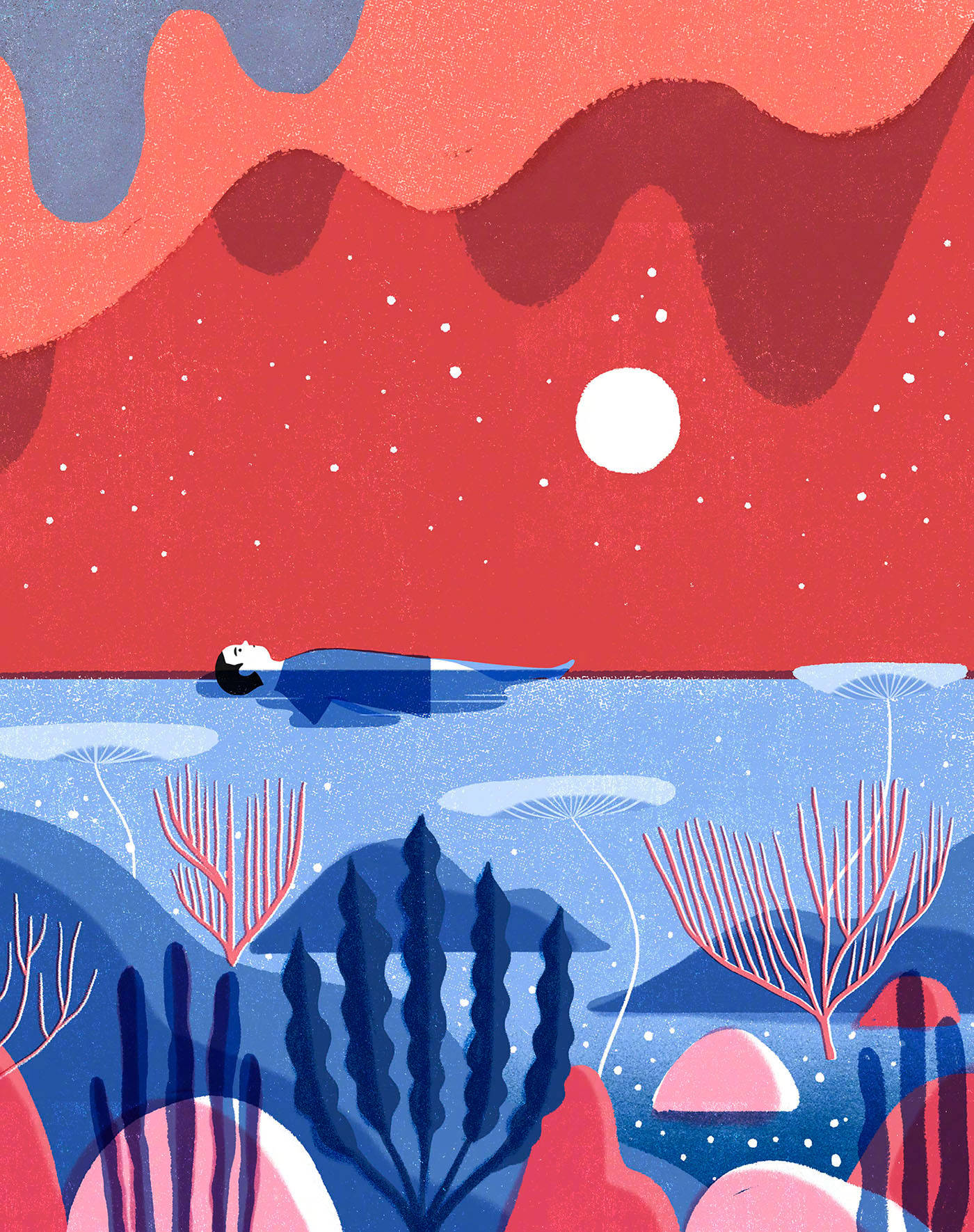 菲律宾插画师geraldinesy绘画作品