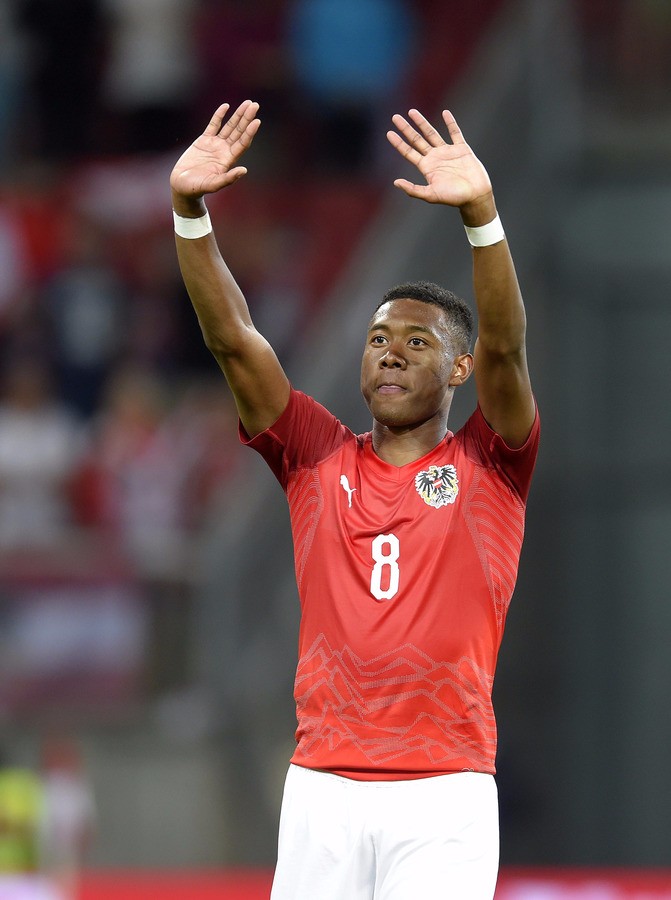 奥地利vs德国热身赛阿拉巴战拜仁队友