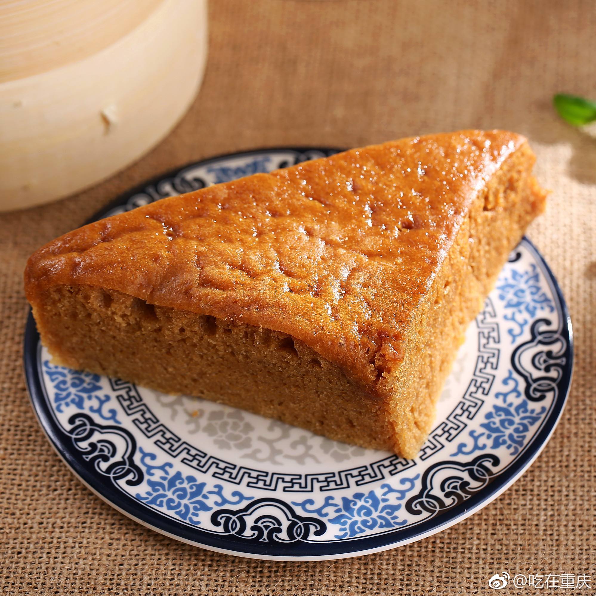 长得好看吃起来软糯带点甜味的马拉糕你们早餐喜欢吃吗