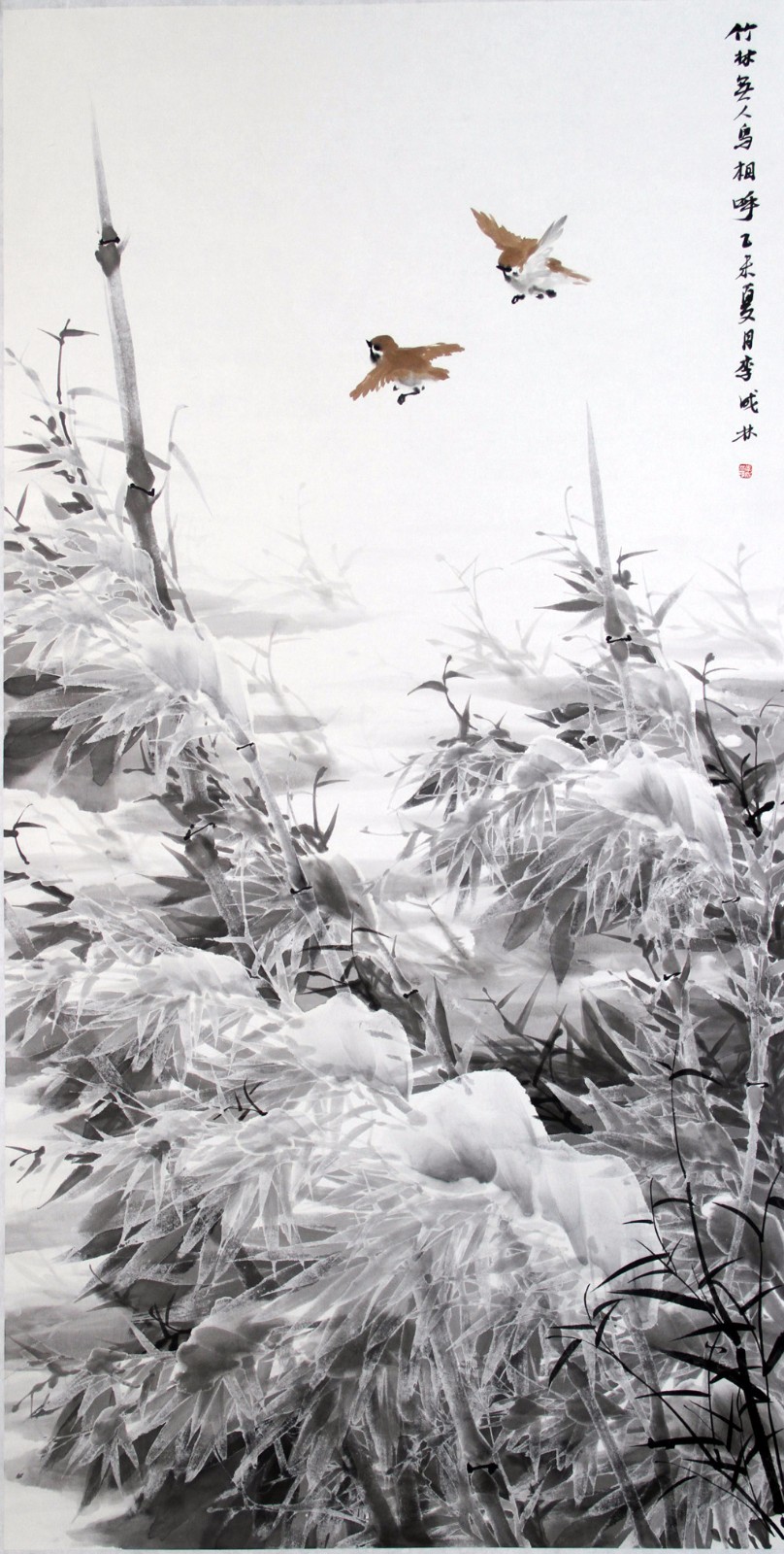 冰雪花鸟开拓者——名家李成林的雪竹韵冰河情
