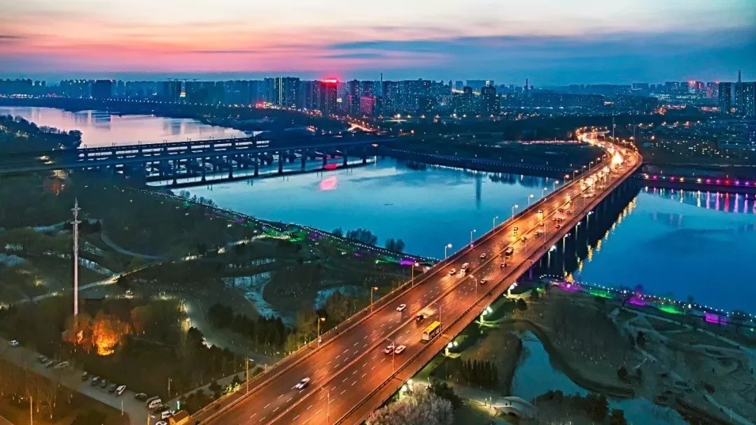 沈阳新晋网红最美跨浑河桥通车成沈阳新地标